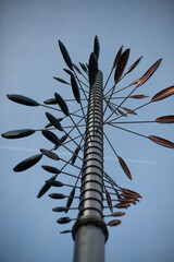 Wind-catching design.