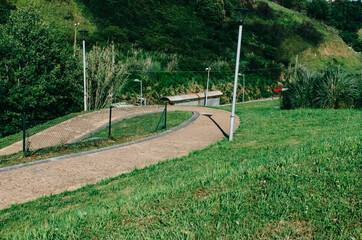 tile road in the green mount