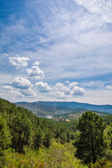 Obraz premium Spectacular Rural Landscape Surrounded By Nature. Meandro De Melero, Located In Extremadura, Spain