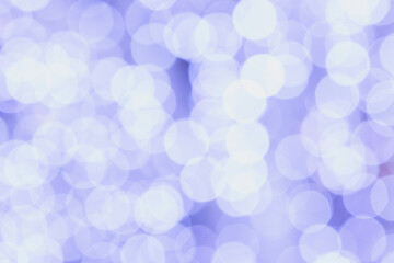 Blurred festive background blue, bokeh