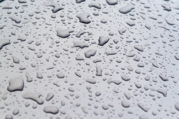 drops of water-repellent surface in black. quality photo