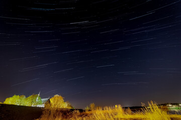 Ruch ziemi na tle gwiazd © FotoWave Dawid Nowak