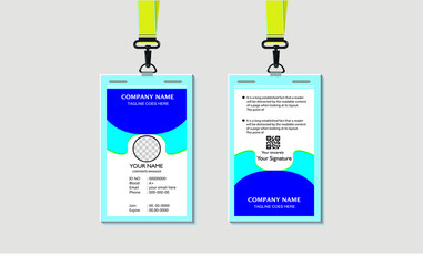 modern  Id  Card design template