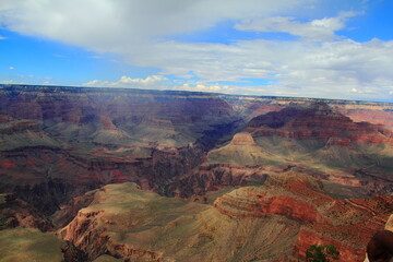 Fototapeta na wymiar Arizona, Grand Canyon - 09 03 2012: Panoramic view of the Grand Canyon