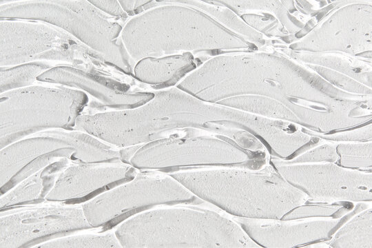 Gel serum texture. Make-up and cosmetics texture background, skincare product and beauty cream.