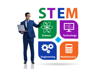 Business people in STEM education concept