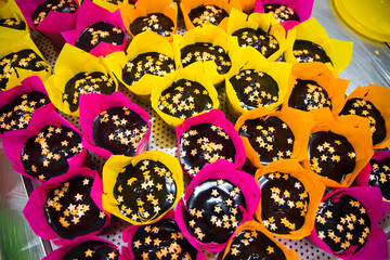 Making chocolate cupcakes