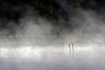 mgła nad wodą © Wojciech