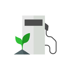 Clean energy, Renewable energy source and Ecology protection icon.