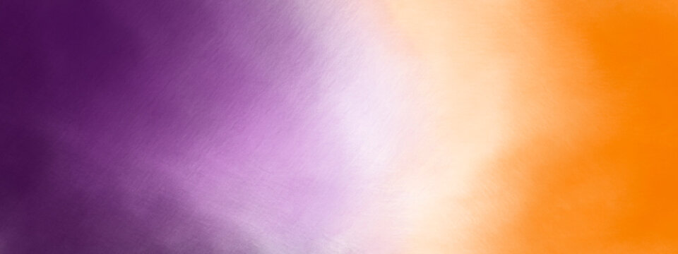 Watercolor background in tie dye style, in orange and purple for halloween decoration.