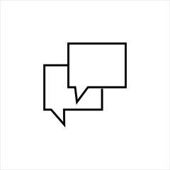 thoughts in the form of squares, abstraction, meditation, vector illustration