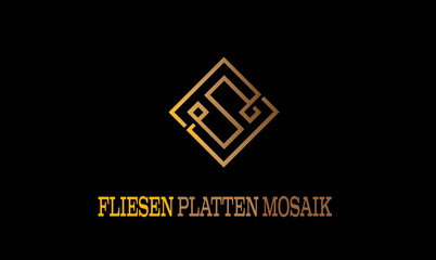 Fliesenleger Logo, Fliesen, Platten, Mosaik Logo