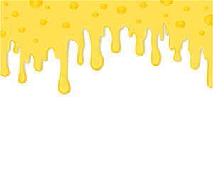 Background of flowing melted cheese.
Vector illustration is made in a flat style.
Suitable for advertising, congratulations, packaging.