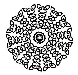 Abstract kaleidoscope background. Unique mandala design