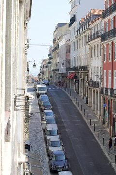 street in the city of Lisbon