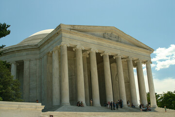 Fototapeta premium The Thomas Jefferson Memorial in Washington DC