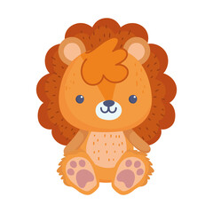 cute little lion stuffed toy