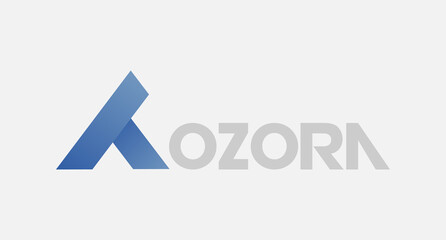 Unique modern geometric creative elegant letter A logo template. Vector icon.