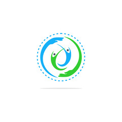 health and wellness logo for company