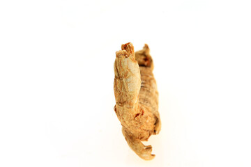 Ginseng on a white background