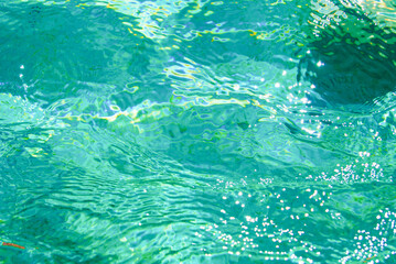 Fototapeta na wymiar Turquoise Blue Pool Water Texture