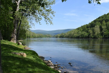 River By The Mountains
