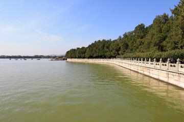 Scenery of Kunming Lake in Beijing Summer Palace, China