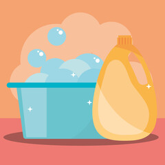 cleaning bucket and soap