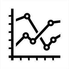 Finance Report Icon, vector and glyph
