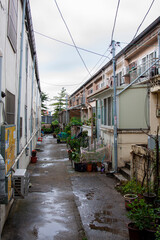 An old residential alleyway in Korea, a residential area