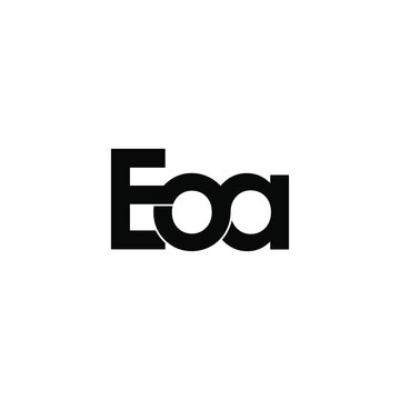 eoa letter original monogram logo design