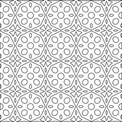 Vector monochrome seamless pattern,  Abstract endless texture for fabric print, card, table cloth, furniture, banner, cover, invitation, decoration, wrapping 