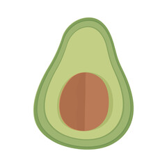 half avocado vegetable