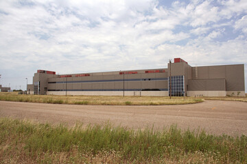 Fototapeta na wymiar Abandoned Superconducting Super Collider Complex in Waxahachie TX