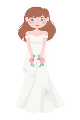 cute wedding bride