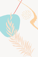 Pastel Sketch Set Vector Memphis Background.