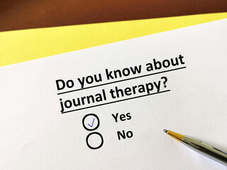 Questionnaire about psychotherapy