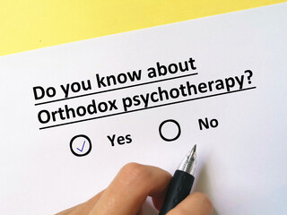 Questionnaire about psychotherapy