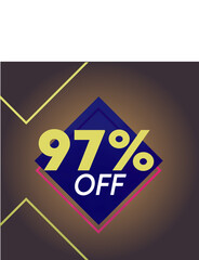 discount of up to 97% off