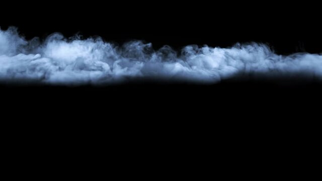 Abstract white smoke in slow motion. Smoke, Cloud of cold fog in light spot background. Light, white, fog, cloud, black background, 4k, ice smoke cloud. Floating fog.	
