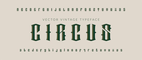 circus font © нурия кемякова