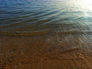 waves on the beach