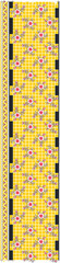 flower and geometric with border for fabric print, texture, tile, background use