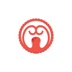 octopus icon vector illustration design