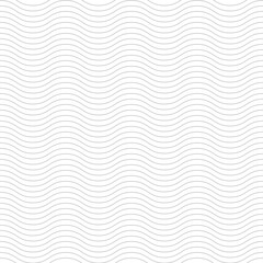 Waves seamless pattern. Abstract background of wavy lines. Trendy geometric design.