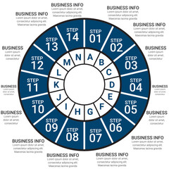 Abstract infographics number options template. Vector illustration. Modern infographic design template. Vector illustration.
