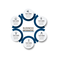 Abstract infographics number options template. Vector illustration. Modern infographic design template. Vector illustration.
