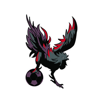 chicken logo design sport and clan