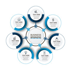 Infographic icons designed for abstract background template. Can be used for workflow layout, diagram, business step with number options, banner, web design.