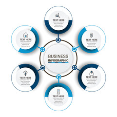 Infographics design vector and marketing icons can be used for workflow layout, diagram, annual report, web design. Business data visualization.
